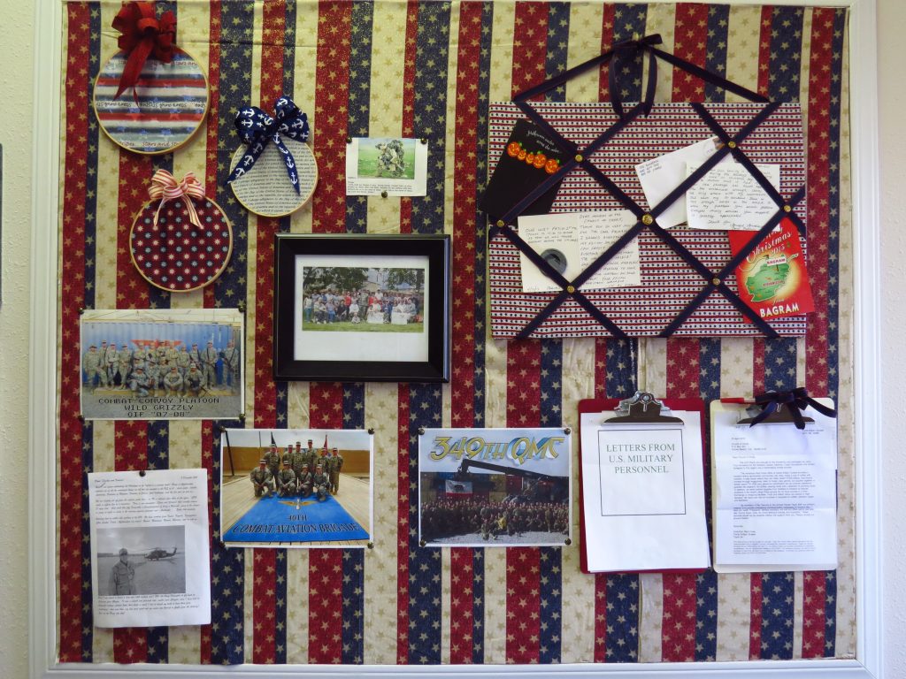 Soldiers bulletin board