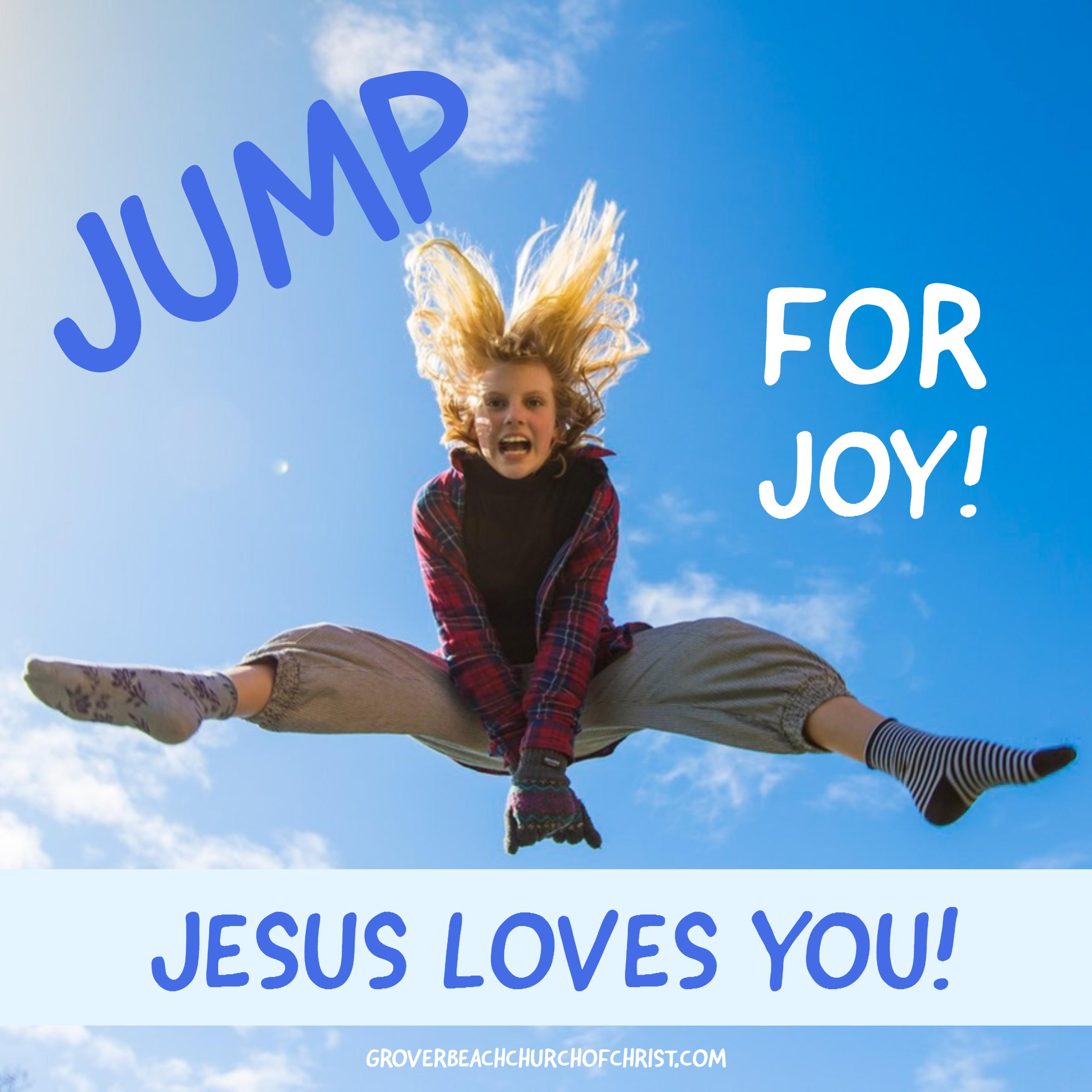 Jump for joy